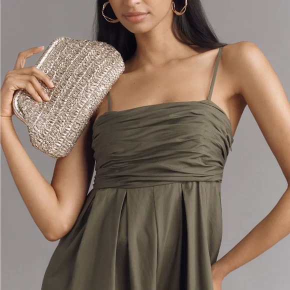 Hutch Anthropologie XS green Jumpsuit - Picture 2 of 5